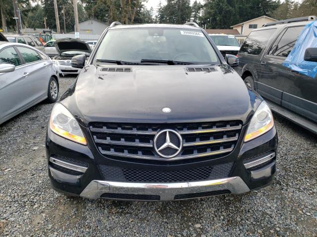 4JGDA5HBXFA460458 - 2015 MERCEDES-BENZ ML 350 4MATIC BLACK photo 5