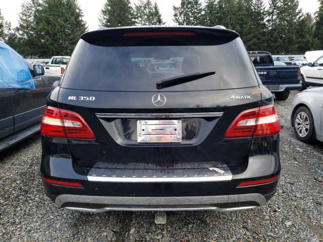 4JGDA5HBXFA460458 - 2015 MERCEDES-BENZ ML 350 4MATIC BLACK photo 6