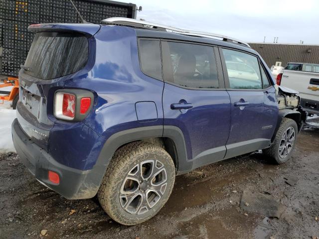 ZACCJBDT9GPC69869 - 2016 JEEP RENEGADE LIMITED BLUE photo 3