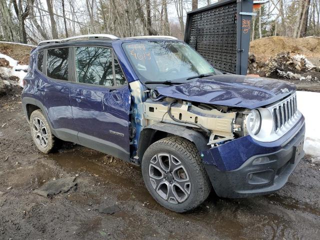 ZACCJBDT9GPC69869 - 2016 JEEP RENEGADE LIMITED BLUE photo 4