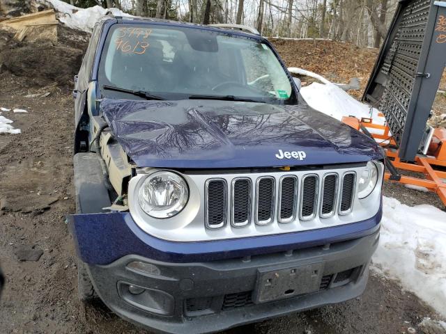 ZACCJBDT9GPC69869 - 2016 JEEP RENEGADE LIMITED BLUE photo 5