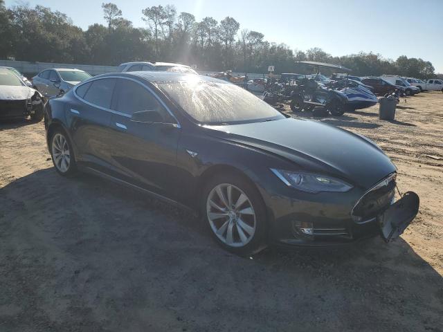 5YJSA1H18EFP32748 - 2014 TESLA MODEL S GRAY photo 4