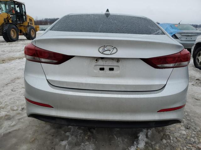 5NPD84LF5HH025539 - 2017 HYUNDAI ELANTRA SE SILVER photo 6