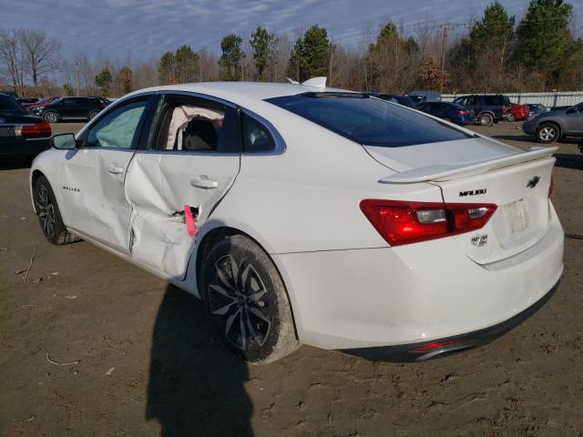 1G1ZG5ST5LF148341 - 2020 CHEVROLET MALIBU RS WHITE photo 2