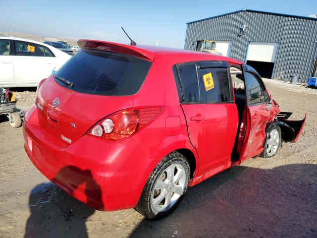 3N1BC1CPXCL378450 - 2012 NISSAN VERSA S RED photo 3