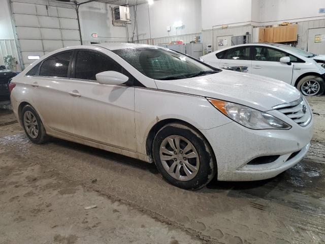 5NPEB4ACXDH532025 - 2013 HYUNDAI SONATA GLS WHITE photo 4