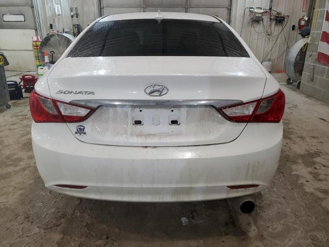 5NPEB4ACXDH532025 - 2013 HYUNDAI SONATA GLS WHITE photo 6