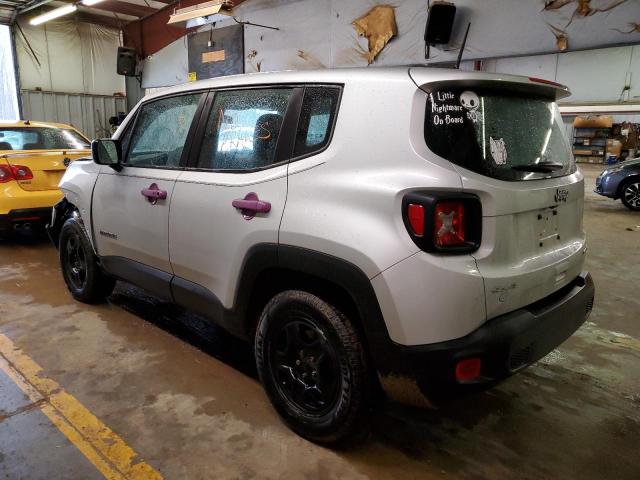 ZACCJBAB8JPH72019 - 2018 JEEP RENEGADE SPORT SILVER photo 2