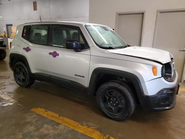 ZACCJBAB8JPH72019 - 2018 JEEP RENEGADE SPORT SILVER photo 4