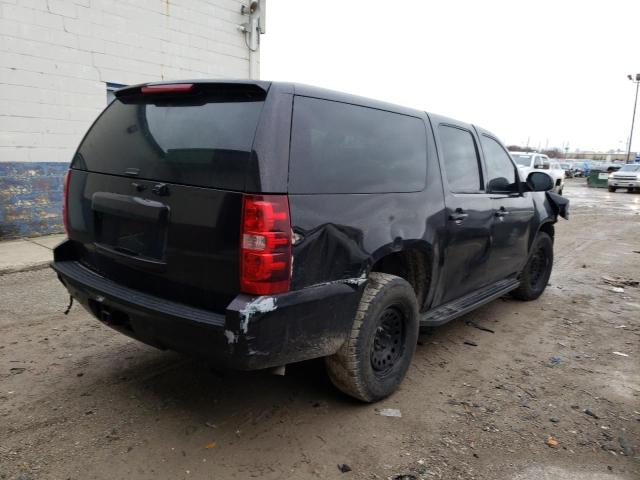 1GNUKJE35AR257082 - 2010 CHEVROLET SUBURBAN K1500 LT BLACK photo 3