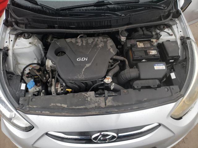 KMHCT4AE4HU243509 - 2017 HYUNDAI ACCENT SE SILVER photo 11