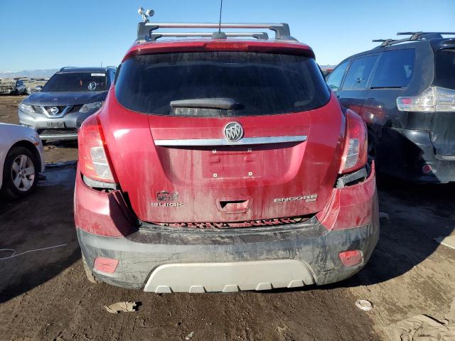 KL4CJGSB4FB131375 - 2015 BUICK ENCORE RED photo 6