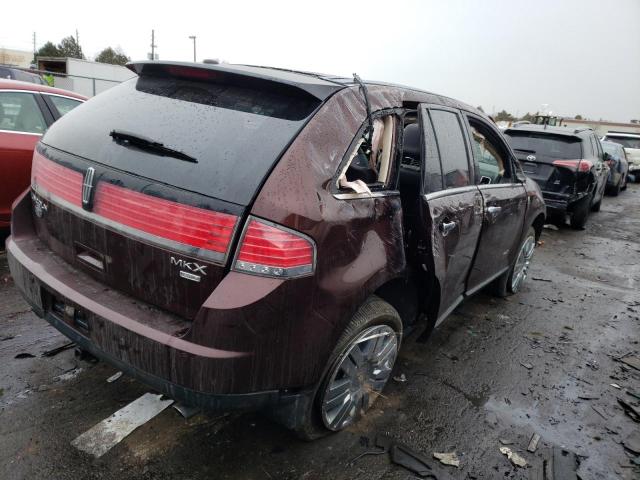 2LMDU88C79BJ04886 - 2009 LINCOLN MKX BURGUNDY photo 3