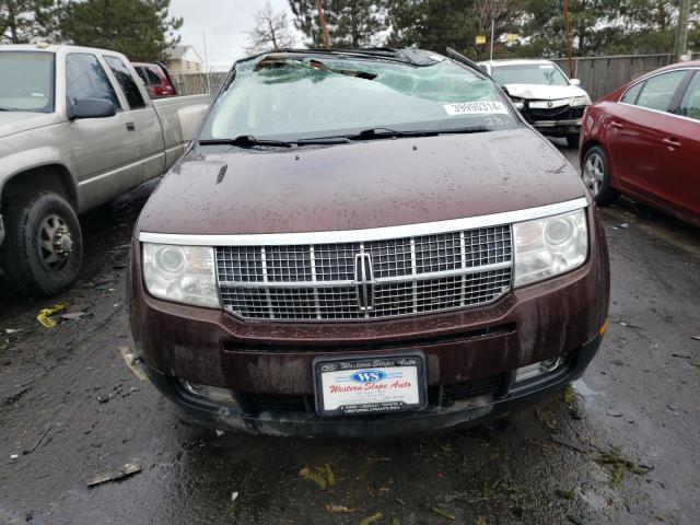 2LMDU88C79BJ04886 - 2009 LINCOLN MKX BURGUNDY photo 5