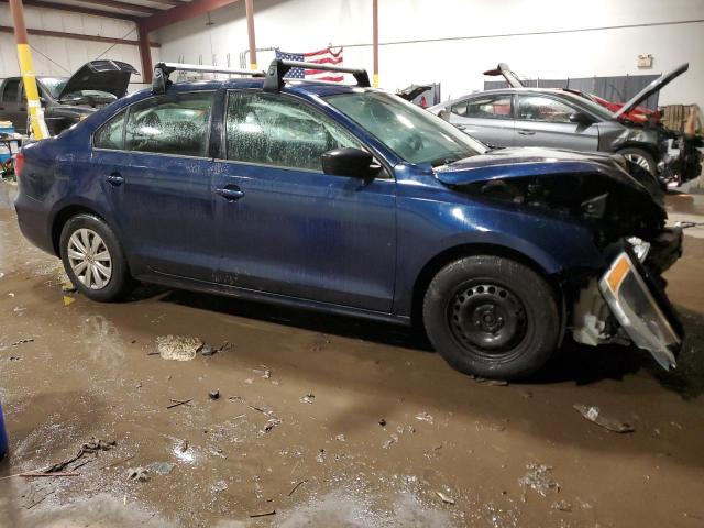 3VW2K7AJ4EM382800 - 2014 VOLKSWAGEN JETTA BASE BLUE photo 4