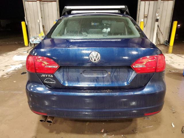 3VW2K7AJ4EM382800 - 2014 VOLKSWAGEN JETTA BASE BLUE photo 6