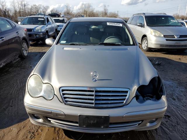 WDBRF92H26F800994 - 2006 MERCEDES-BENZ C 280 4MATIC SILVER photo 5