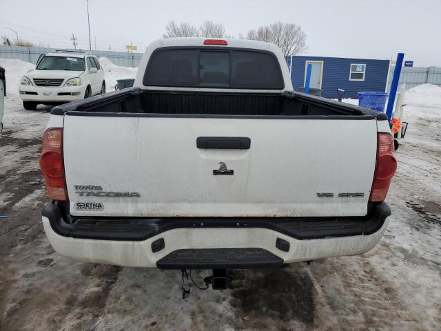 5TEMU52N07Z328279 - 2007 TOYOTA TACOMA DOUBLE CAB LONG BED WHITE photo 6