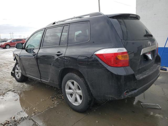 5TDBK3EHXAS033508 - 2010 TOYOTA HIGHLANDER BLACK photo 2