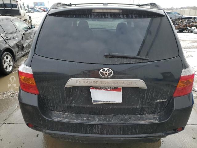 5TDBK3EHXAS033508 - 2010 TOYOTA HIGHLANDER BLACK photo 6