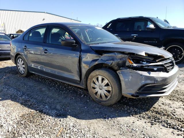 3VW2K7AJ2FM402320 - 2015 VOLKSWAGEN JETTA BASE رمادي صورة 4