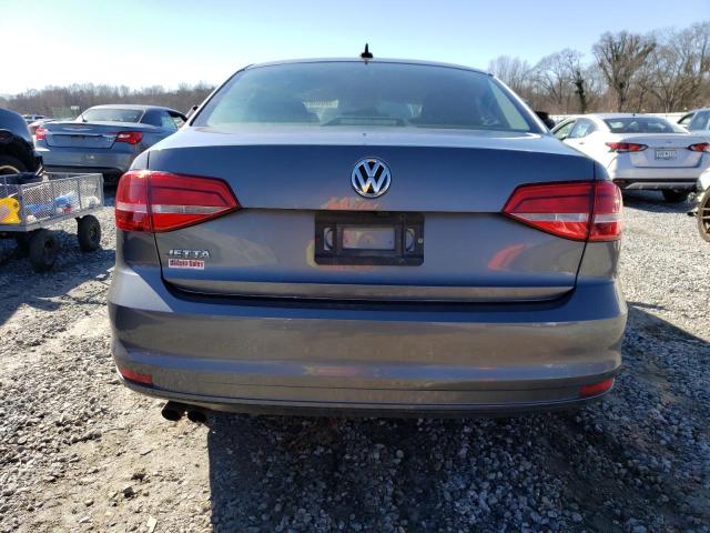 3VW2K7AJ2FM402320 - 2015 VOLKSWAGEN JETTA BASE رمادي صورة 6