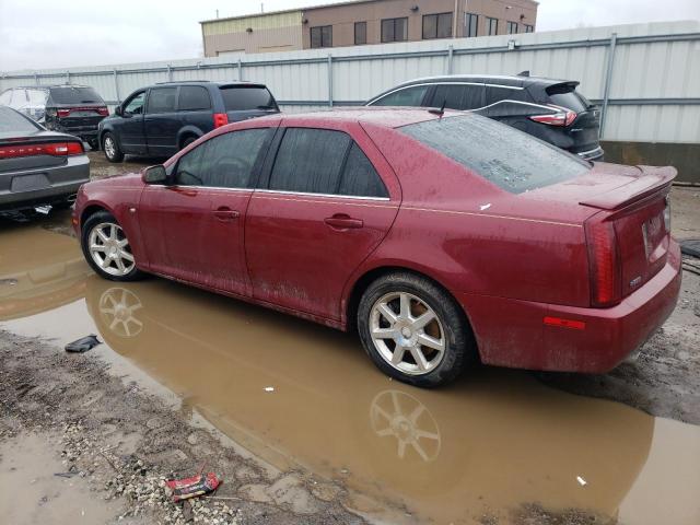 1G6DC67A450159382 - 2005 CADILLAC STS RED photo 2