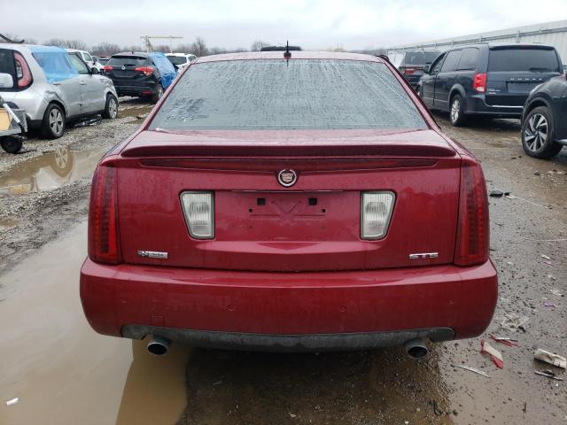 1G6DC67A450159382 - 2005 CADILLAC STS RED photo 6