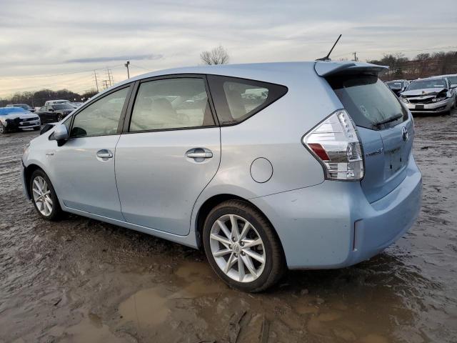 JTDZN3EU0EJ002158 - 2014 TOYOTA PRIUS V BLUE photo 2