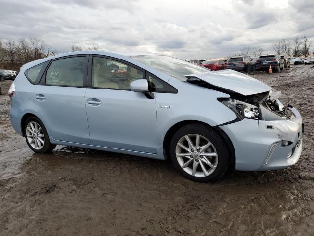 JTDZN3EU0EJ002158 - 2014 TOYOTA PRIUS V BLUE photo 4