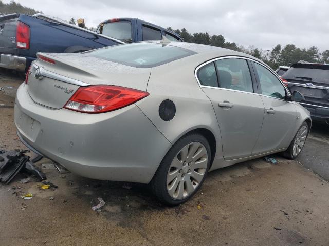 W04G15GV2B1046625 - 2011 BUICK REGAL CXL BEIGE photo 3