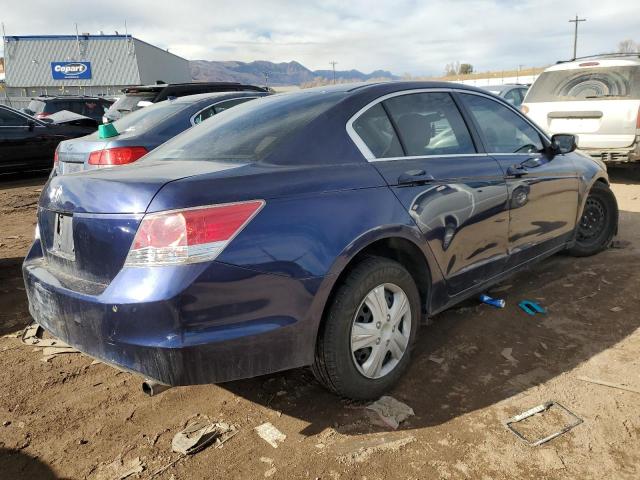 1HGCP2F30AA110873 - 2010 HONDA ACCORD LX BLUE photo 3