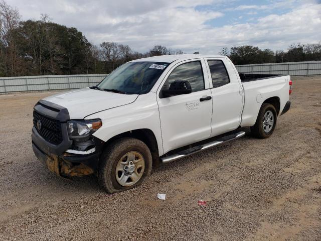 5TFUY5F16MX019169 - 2021 TOYOTA TUNDRA DOUBLE CAB SR/SR5 WHITE photo 1