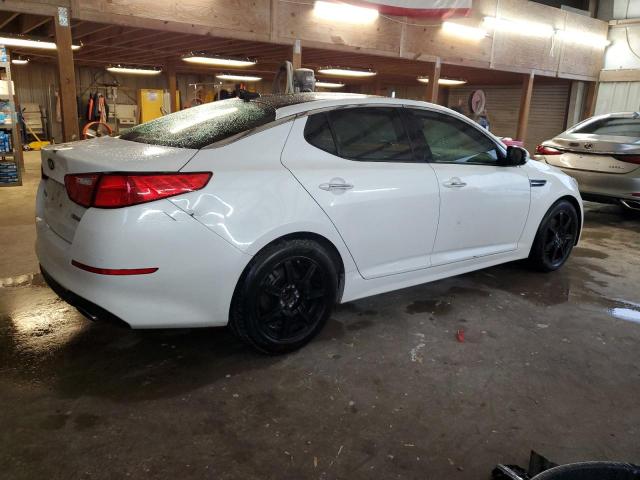 5XXGN4A77FG423183 - 2015 KIA OPTIMA EX WHITE photo 3