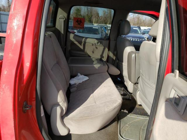 5TEGM92NX3Z154901 - 2003 TOYOTA TACOMA DOUBLE CAB PRERUNNER RED photo 10