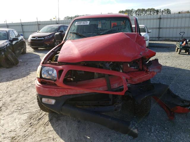 5TEGM92NX3Z154901 - 2003 TOYOTA TACOMA DOUBLE CAB PRERUNNER RED photo 5