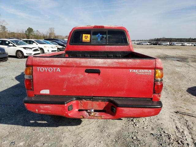 5TEGM92NX3Z154901 - 2003 TOYOTA TACOMA DOUBLE CAB PRERUNNER RED photo 6