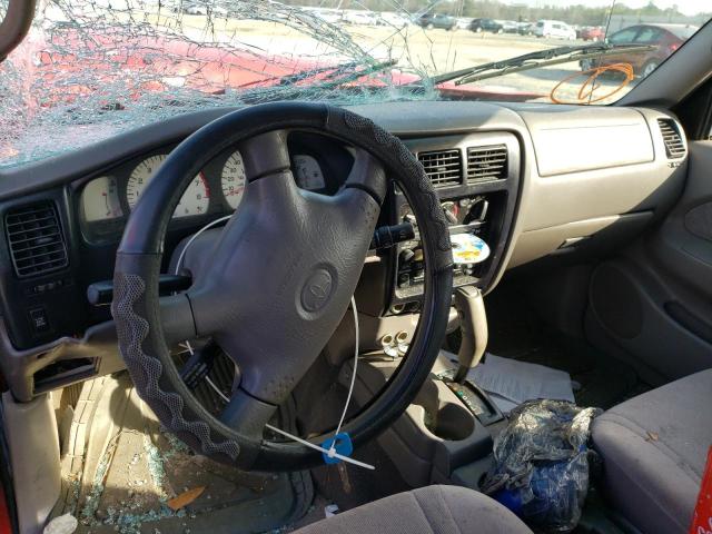 5TEGM92NX3Z154901 - 2003 TOYOTA TACOMA DOUBLE CAB PRERUNNER RED photo 8