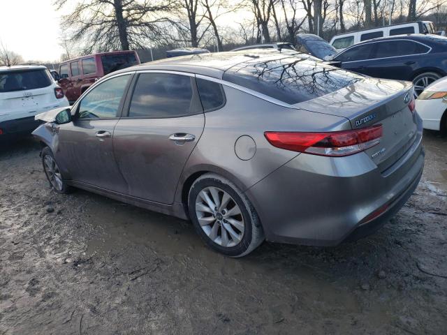 5XXGT4L36GG060182 - 2016 KIA OPTIMA LX GRAY photo 2