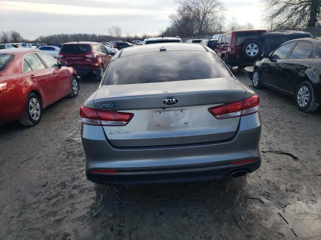 5XXGT4L36GG060182 - 2016 KIA OPTIMA LX GRAY photo 6