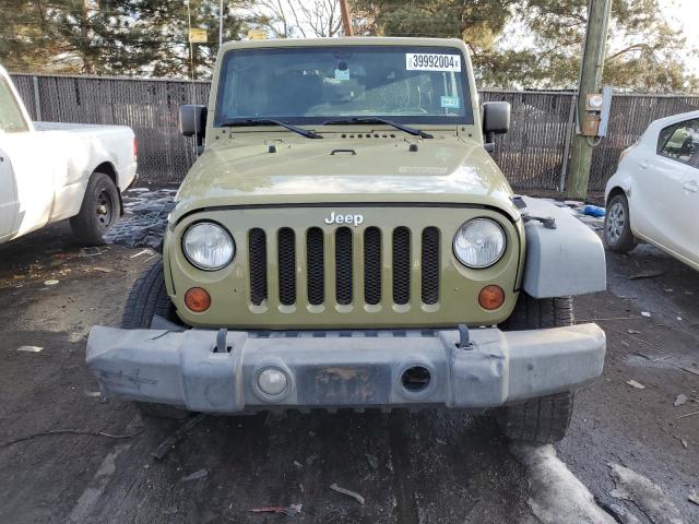 1C4AJWAG5DL637535 - 2013 JEEP WRANGLER SPORT GREEN photo 5