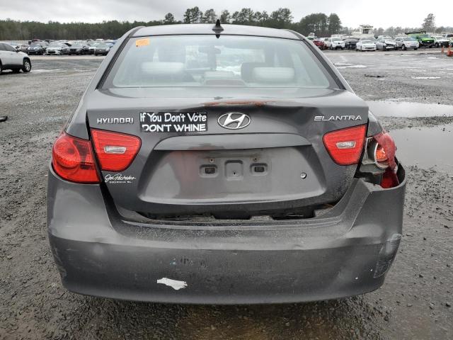 KMHDU46D39U744068 - 2009 HYUNDAI ELANTRA GLS CHARCOAL photo 6