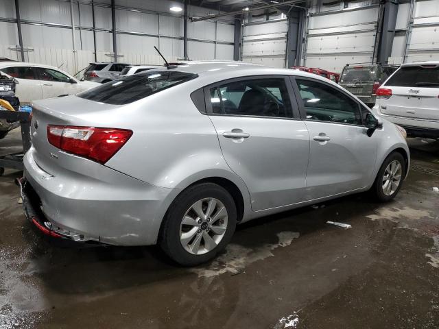 KNADN4A34G6626920 - 2016 KIA RIO EX SILVER photo 3