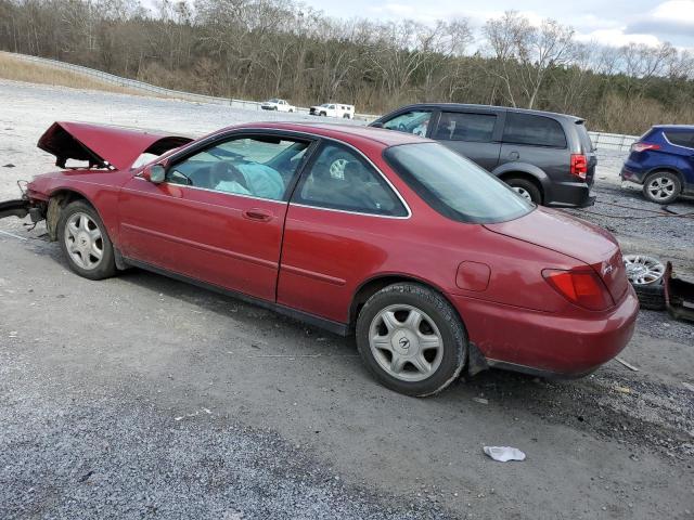 19UYA1250VL024479 - 1997 ACURA 2.2CL RED photo 2