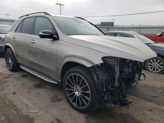 4JGFB5KB2MA501161 - 2021 MERCEDES-BENZ GLE 450 4MATIC SILVER photo 4