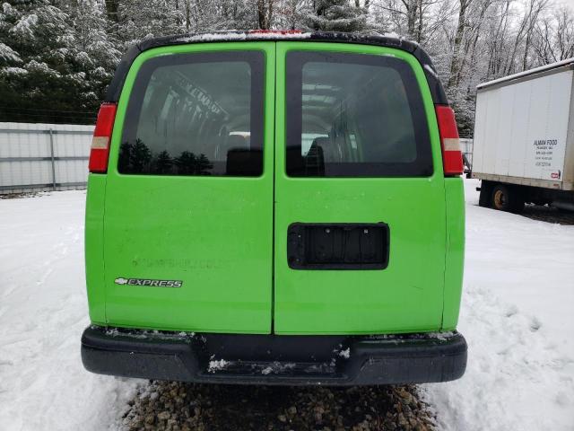 1GCHG39K381152610 - 2008 CHEVROLET EXPRESS G3 GREEN photo 6