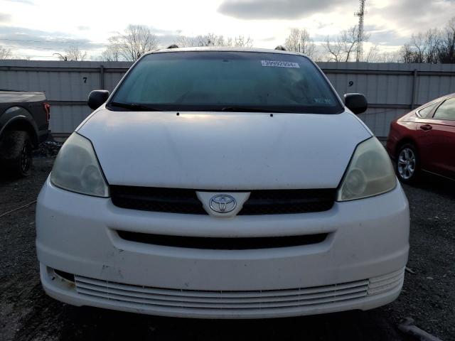 5TDZA23C94S043020 - 2004 TOYOTA SIENNA CE WHITE photo 5