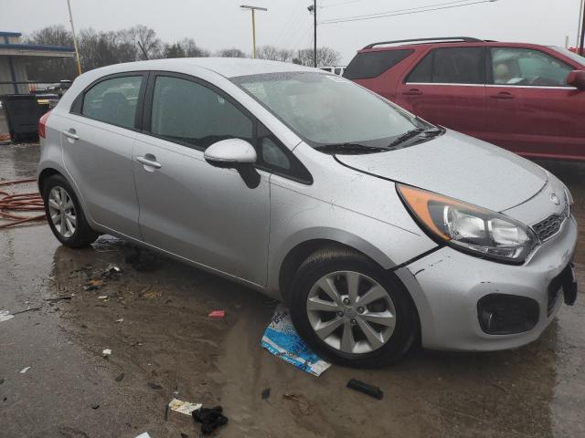 KNADN5A35D6143857 - 2013 KIA RIO EX SILVER photo 4