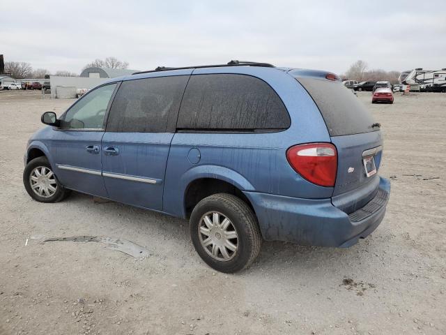 2A4GP54L27R183214 - 2007 CHRYSLER TOWN & COU TOURING ლურჯი ფოტო 2