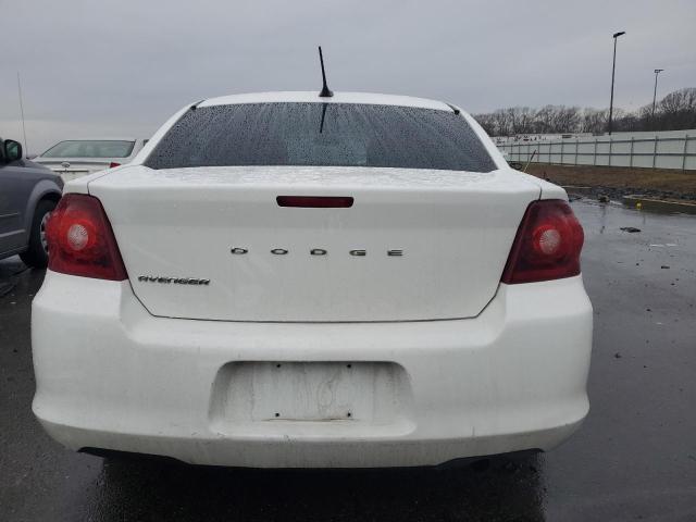 1C3CDZAB5EN116167 - 2014 DODGE AVENGER SE WHITE photo 6